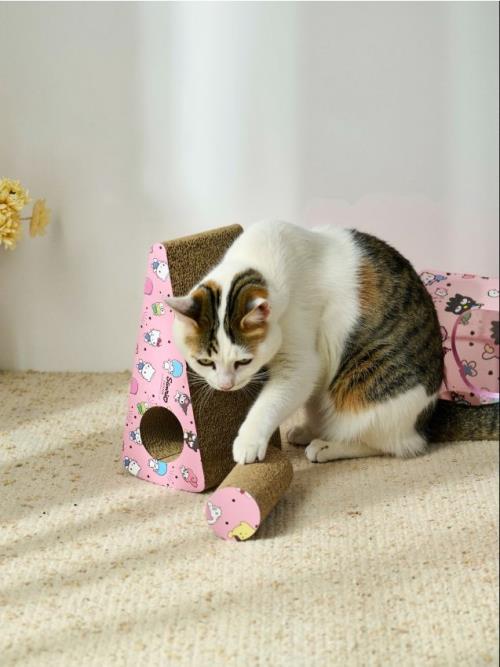 Sinsay - Škrabacia podložka pre mačku Hello Kitty and Friends - pastelová ružová