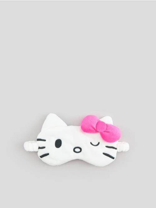 Sinsay - Maska na spanie Hello Kitty - biela