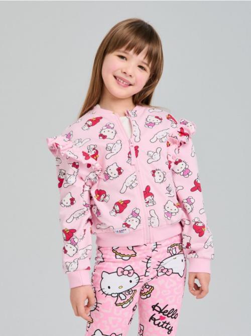 Sinsay - Mikina Hello Kitty - pastelová ružová