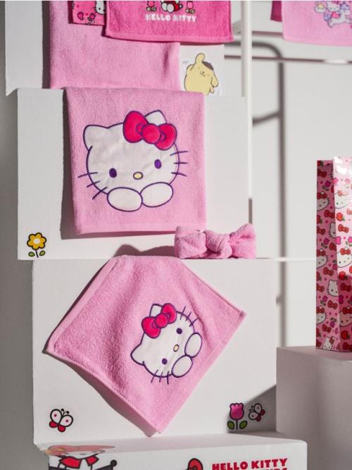Sinsay - Sada uterákov a čelenka Hello Kitty - orchideová