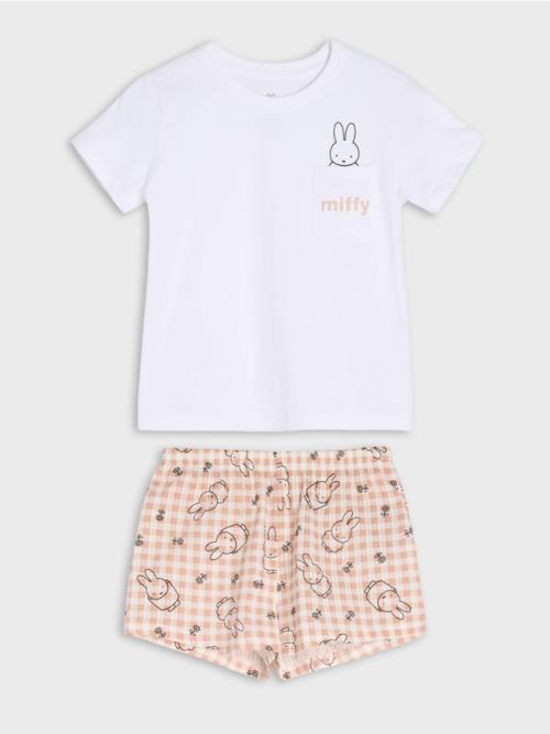 Sinsay - Dvojdielne pyžamo Miffy - biela