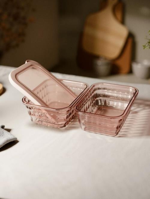Sinsay - Nádoby na potraviny s viečkom 2 pack - ružová