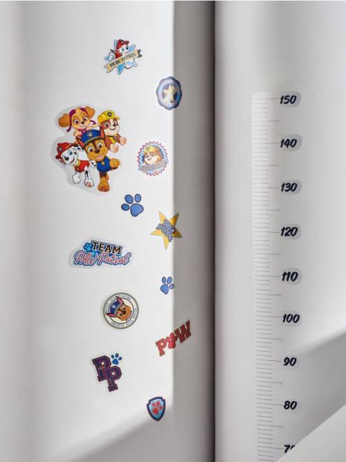 Sinsay - Nálepky na stenu s meraním výšky, 2 listy Paw Patrol - viacfarebná
