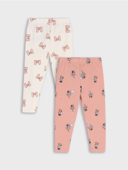 Sinsay - Súprava 2 legín Mickey Minnie - lososová