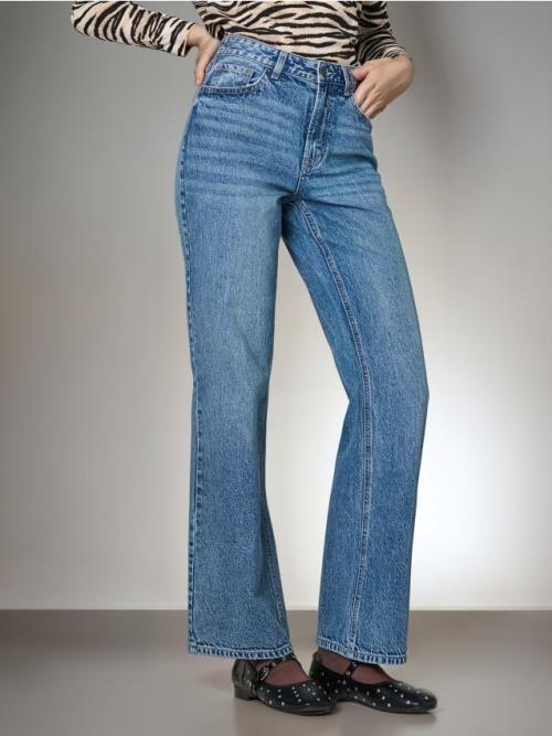 Sinsay - Rifle wide leg - modrá