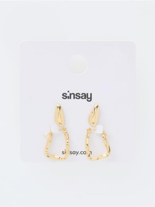 Sinsay - Súprava 2 párov náušníc - zlatá