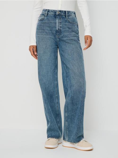 Sinsay - Rifle wide leg - modrá