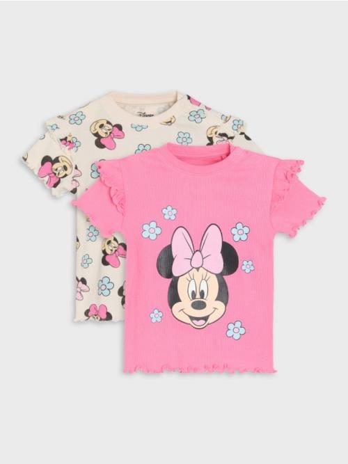 Sinsay - Súprava 2 tričiek Minnie Mouse - orchideová