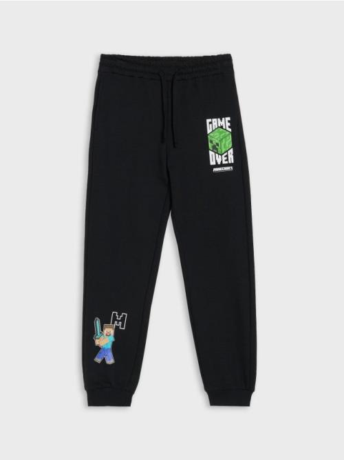 Sinsay - Joggery Minecraft - čierna