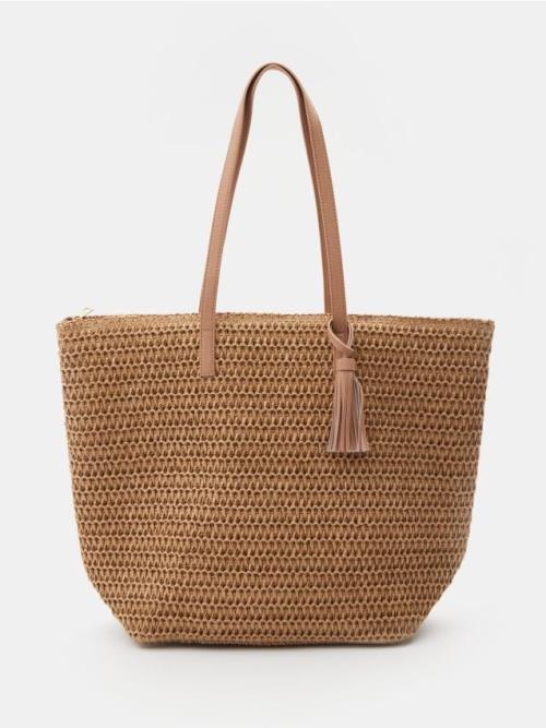 Sinsay - Shopper taška - pšenicová