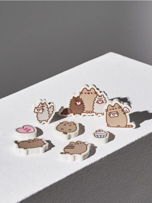 Sinsay - Sada gúm na gumovanie Pusheen - viacfarebná