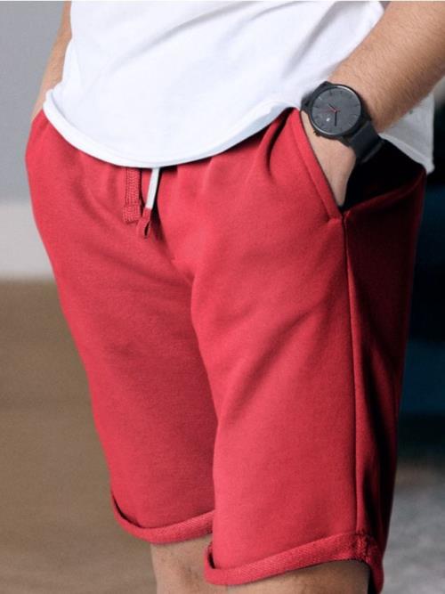 Sinsay - Šortky slim fit - červená