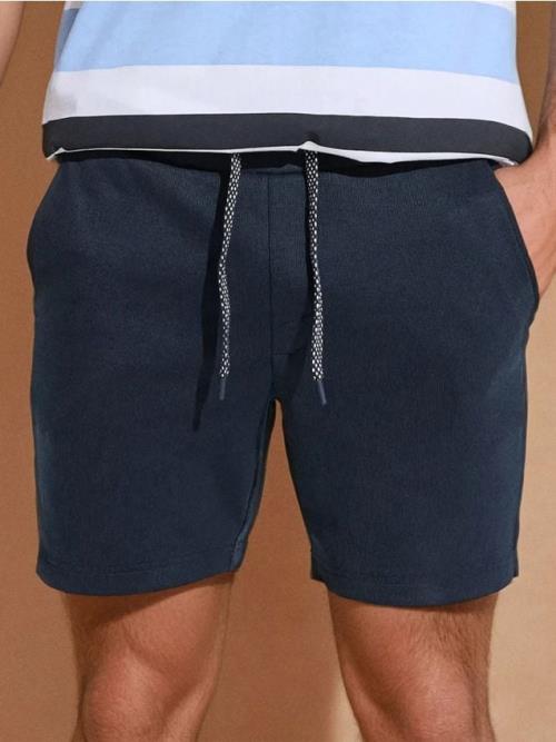 Sinsay - Šortky slim fit - tmavomodrá