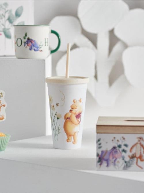 Sinsay - Pohár so slamkou Winnie the Pooh - viacfarebná