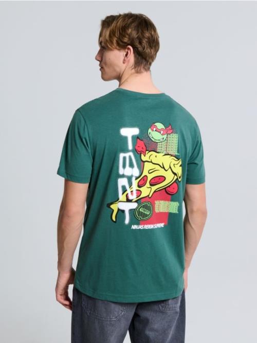 Sinsay - Tričko s potlačou Teenage Mutant Ninja Turtles - svieža zelená