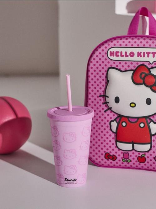Sinsay - Pohár so slamkou Hello Kitty - viacfarebná
