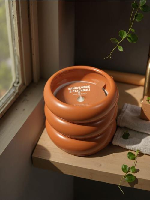 Sinsay - Voňavá sviečka Sandalwood & Patchouli - mandarínková