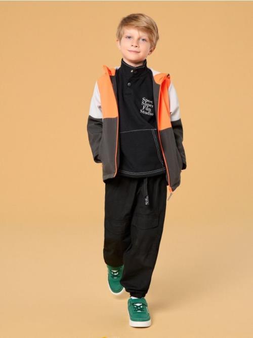 Sinsay - Bunda s kapucňou Active - oranžová