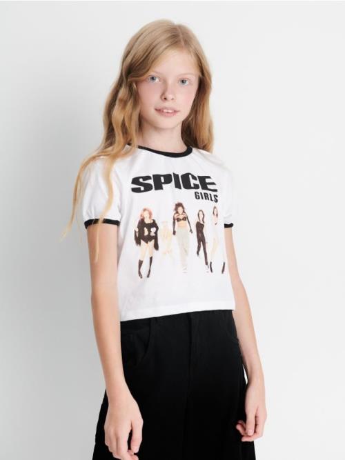 Sinsay - Tričko Spice Girls - biela