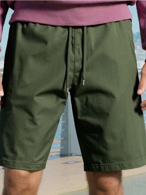 Sinsay - Jogger kraťasy - khaki