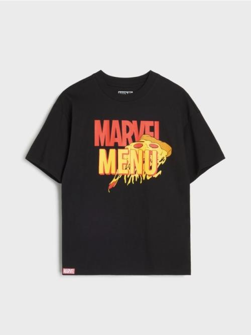 Sinsay - Tričko Marvel - čierna