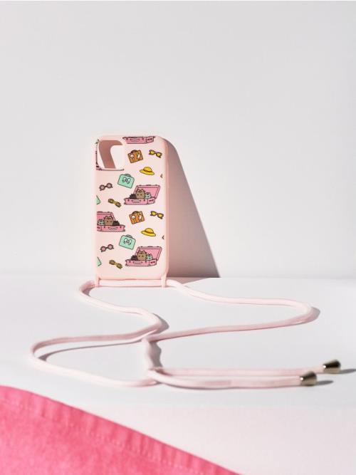 Sinsay - Puzdro na iPhone 13/14 Pusheen - ružová