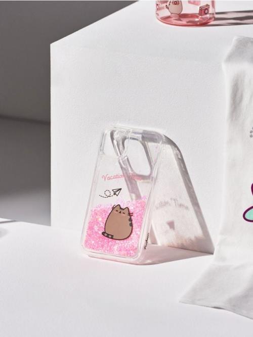 Sinsay - Puzdro na iPhone 15 Pusheen - ružová