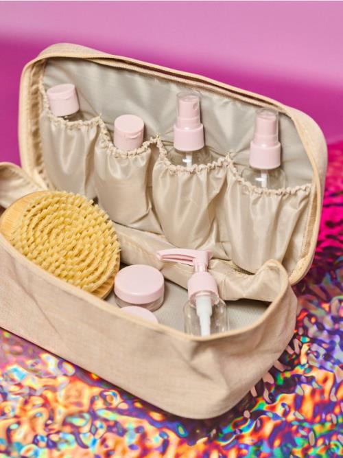 Sinsay - Cestovná sada fľaštičiek 7 pack - pastelová ružová