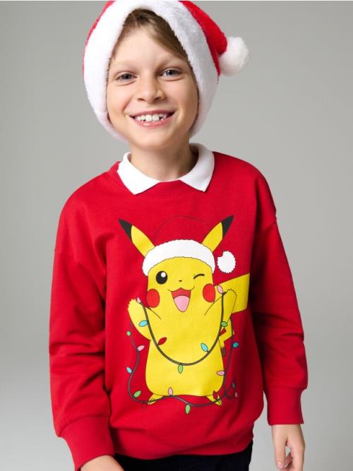 Sinsay - Mikina Pokémon - červená