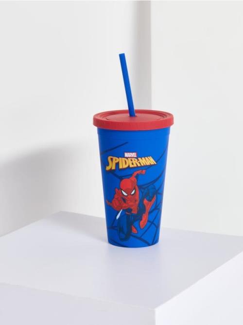 Sinsay - Pohár so slamkou Spider-Man - viacfarebná