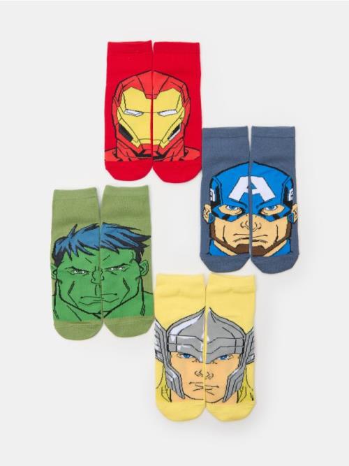 Sinsay - Súprava 4 párov ponožiek Marvel - viacfarebná