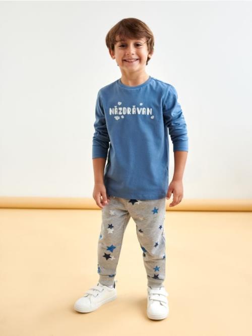 Sinsay - Jogger tepláky - stredne sivá