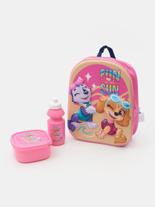 Sinsay - Súprava: batoh, desiatový box a fľaša PAW Patrol - viacfarebná