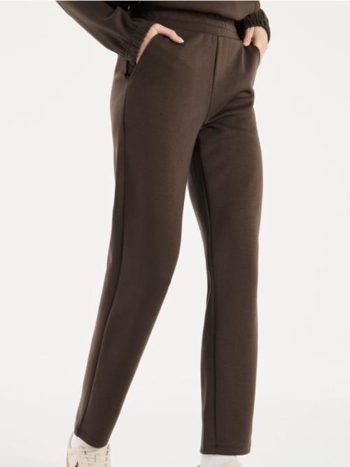 Sinsay - LADIES` TROUSERS - kávová