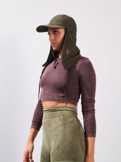 Sinsay - Čiapka beanie - hnedozelená
