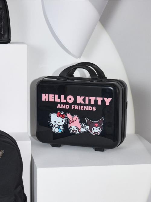 Sinsay - Cestovná kozmetická taška Hello Kitty - čierna