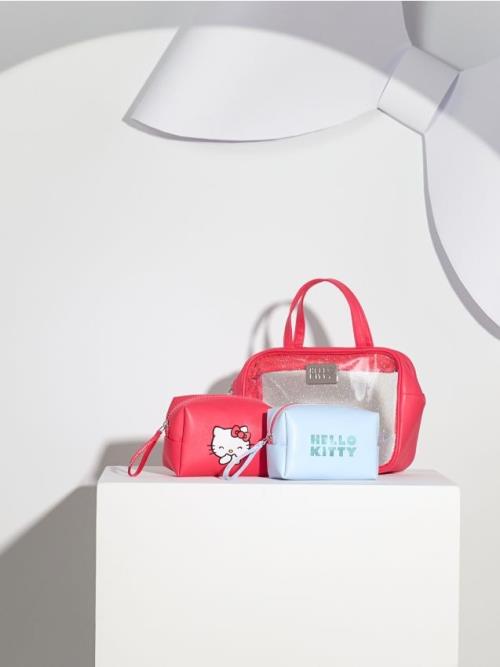 Sinsay - Súprava 3 kozmetických taštičiek Hello Kitty - viacfarebná