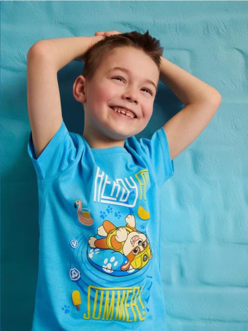 Sinsay - Tričko Paw Patrol - mid blue