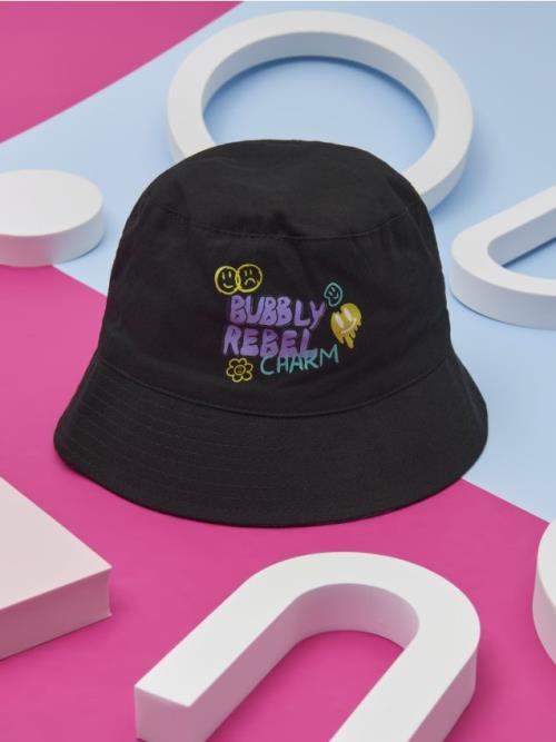 Sinsay - Klobúk typu bucket hat - čierna