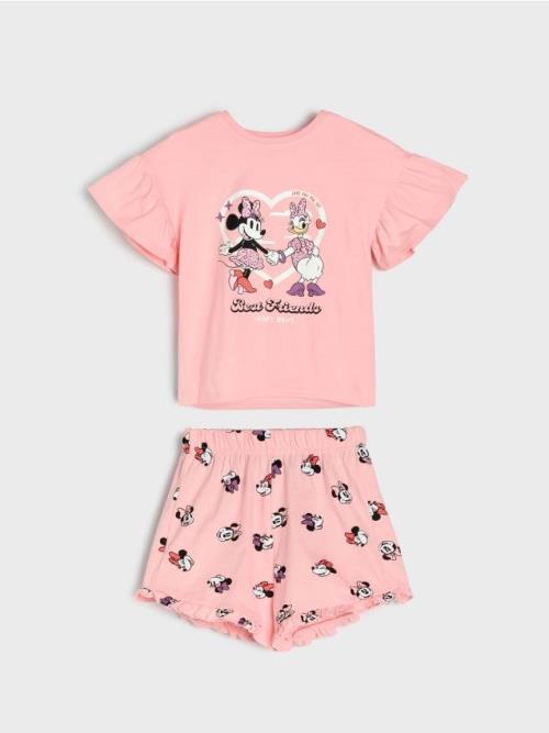 Sinsay - Dvojdielne pyžamo Minnie Mouse - pastelová ružová