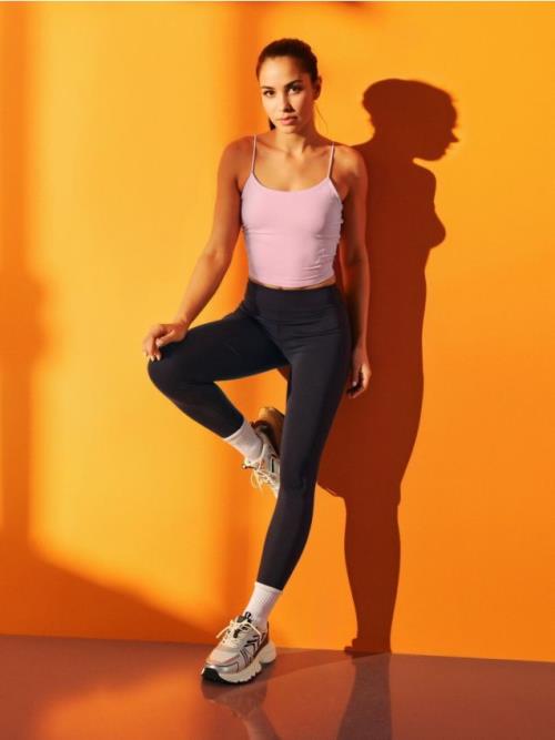 Sinsay - Legíny Gym Hard - tmavofialová