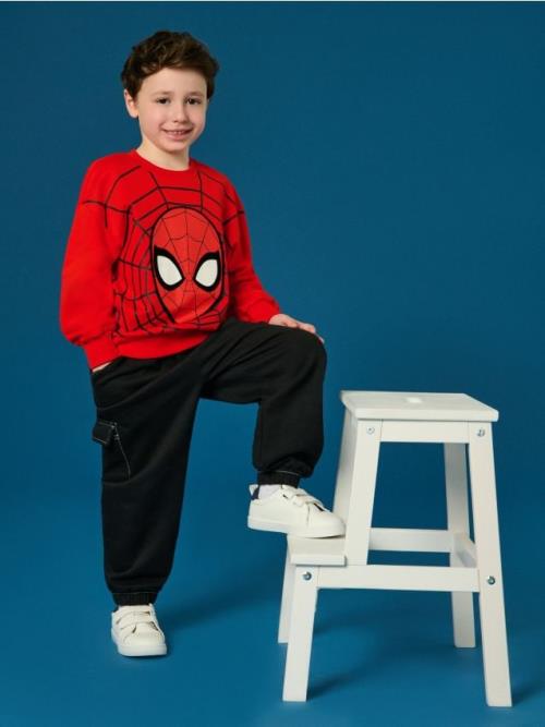 Sinsay - Mikina Spiderman - červená