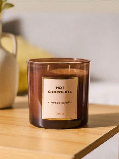 Sinsay - Voňavá sviečka Hot Chocolate - hnedá