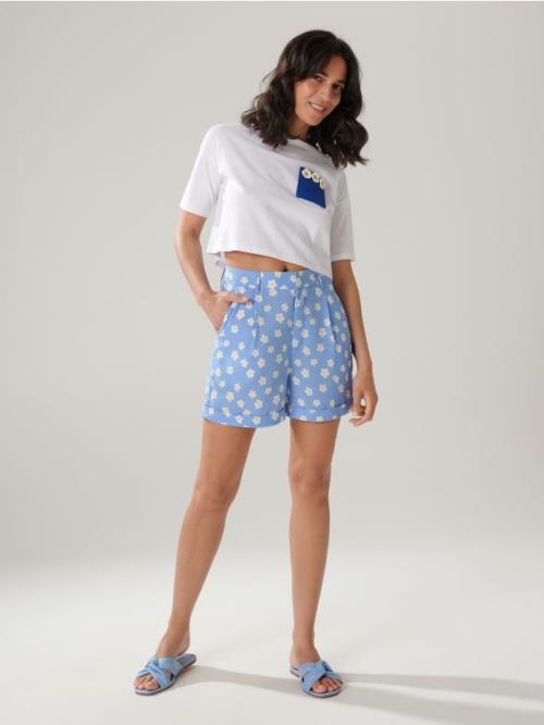 Sinsay - Crop top - biela