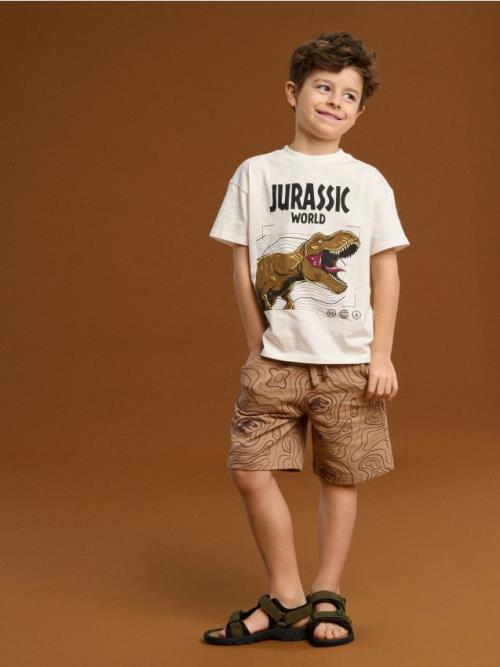 Sinsay - Úpletová súprava Jurassic World - krémová