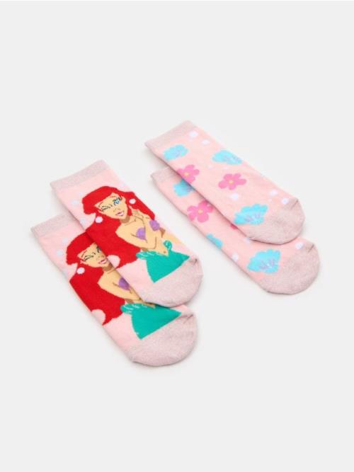 Sinsay - Súprava 2 párov ponožiek Disney Princess - viacfarebná