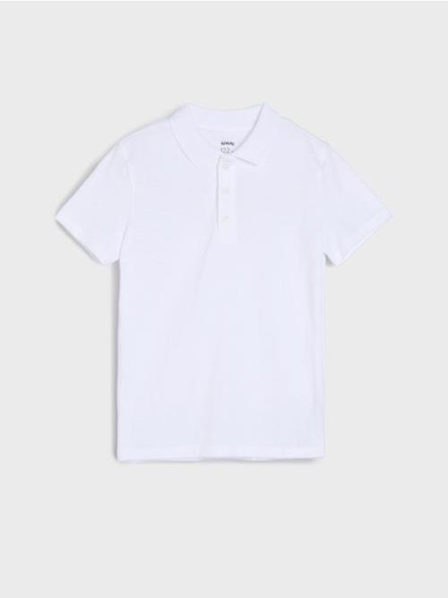 Sinsay - Tričko polo - biela