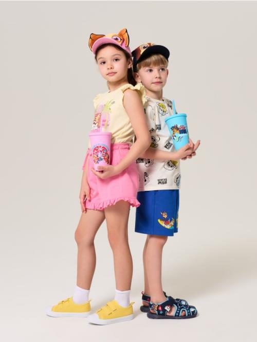 Sinsay - Pohár so slamkou Paw Patrol - viacfarebná