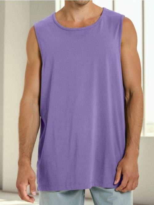 Sinsay - Bavlnený Tank top - hroznová