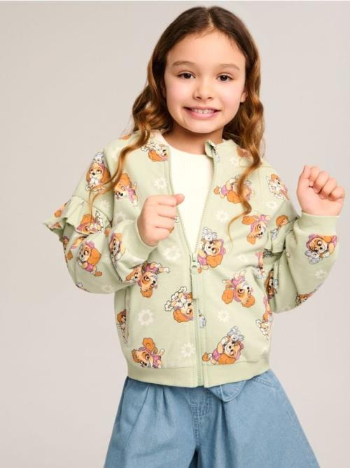 Sinsay - Mikina PAW Patrol - bledozelená